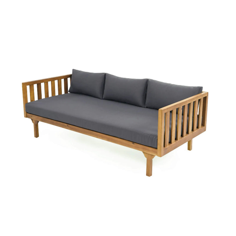 Alora 3-Seater Acacia Wood Daybed Sofa With Water-Resistant Cushions (SAK65773) by SAKSBY WHOLESALE
