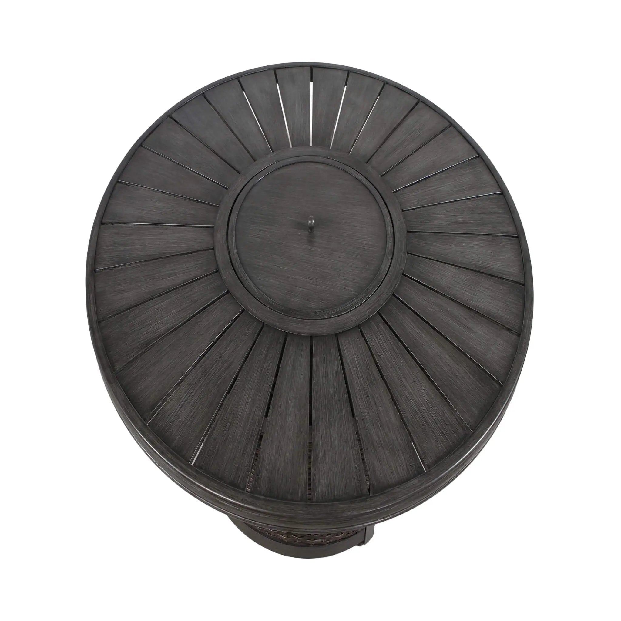 Alora 52-Inch Propane Fire Pit Wicker Table With Aluminum Top (SAK28510) by SAKSBY WHOLESALE