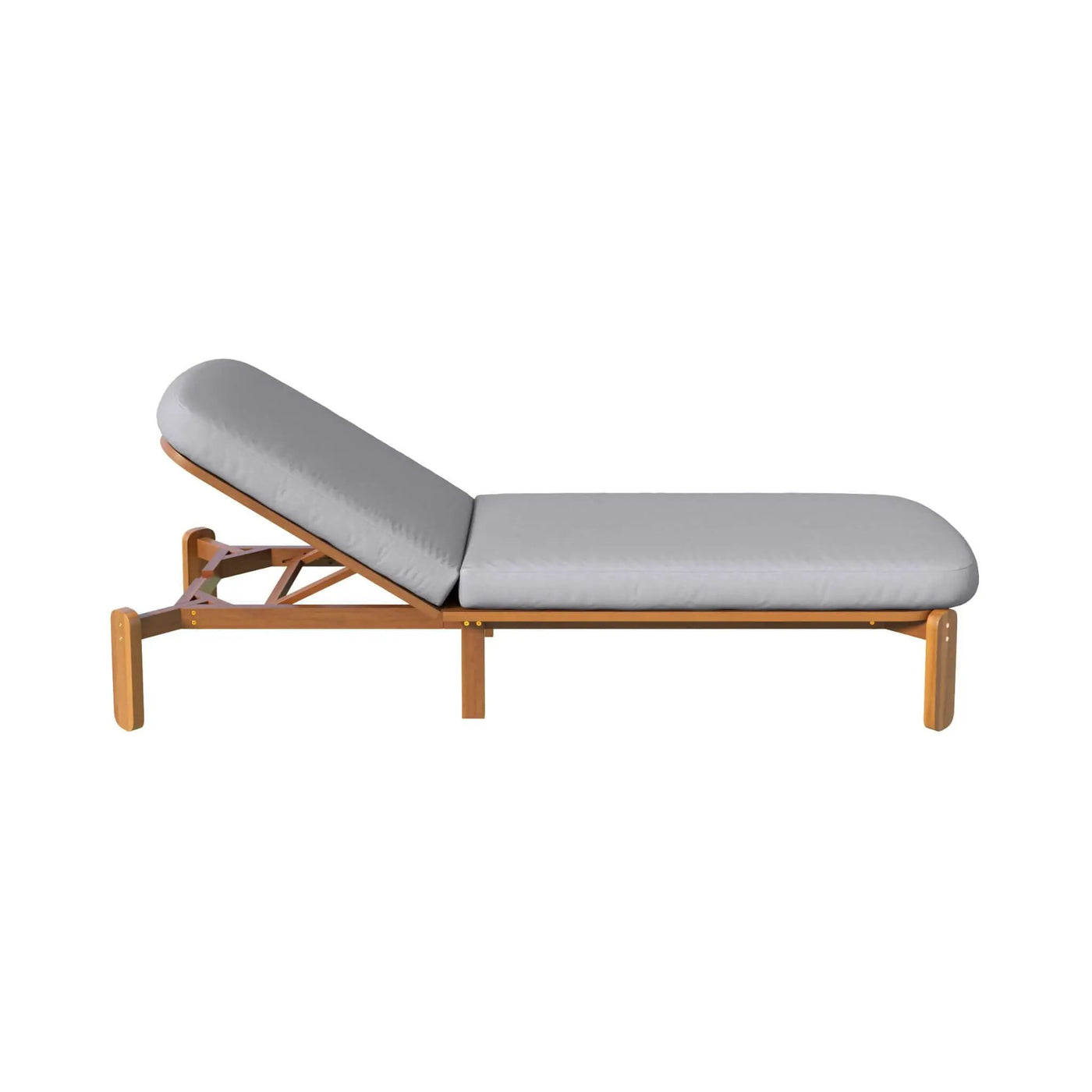 Adjustable Outdoor Chaise Lounge With Reclining Backrest (SAK04689) by SAKSBY WHOLESALE