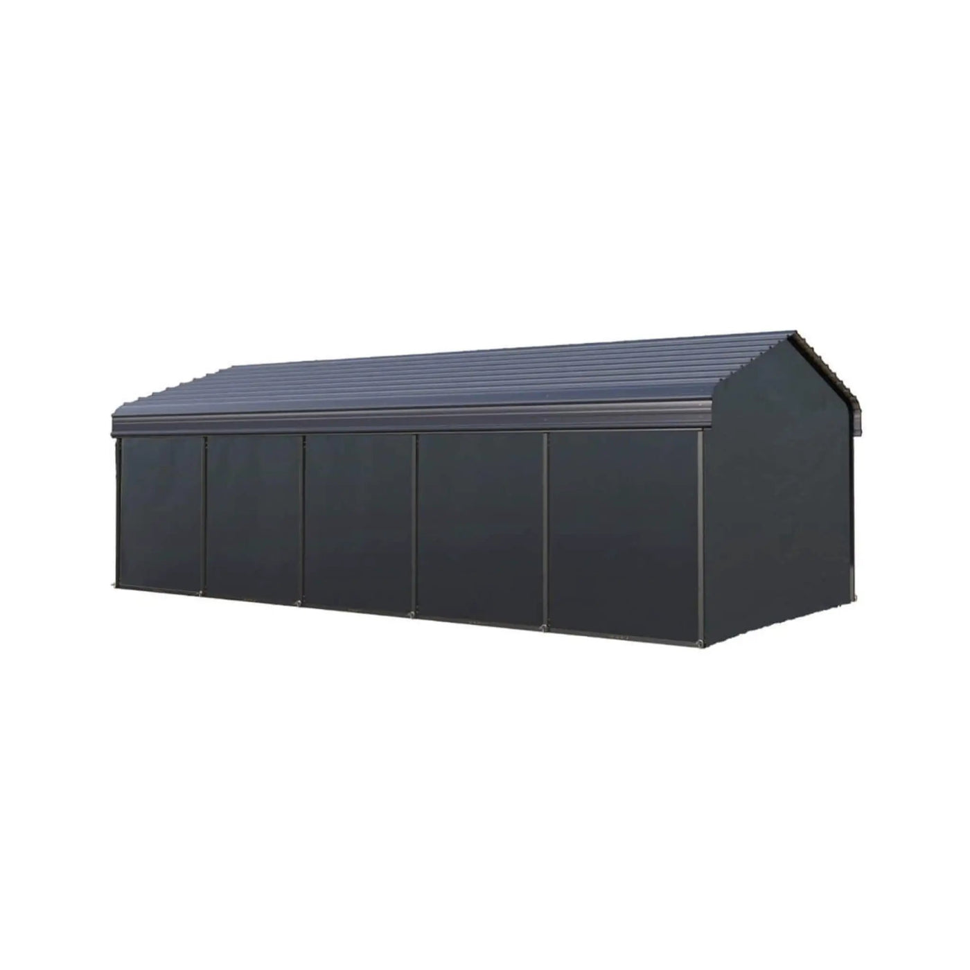 [12X25FT] Alora Heavy-Duty Extra-Large Multi Vehicle Carport Kit With Galvanized Steel Roof (SAK37514) by SAKSBY WHOLESALE