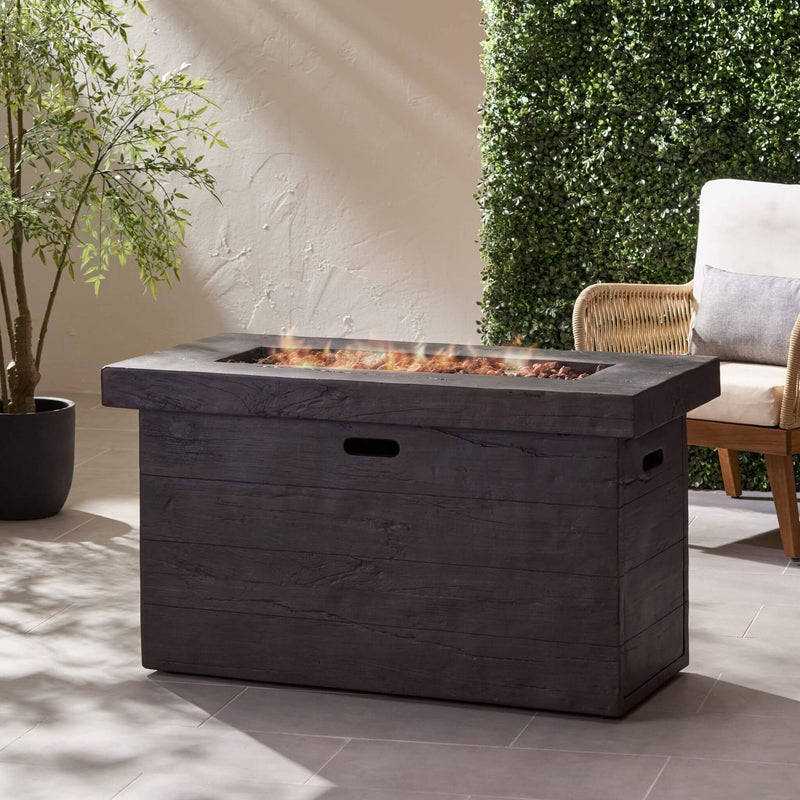 Alora Luxury 45-Inch 50K BTU Rectangular MGO LP Fire Pit (SAK63874) by SAKSBY WHOLESALE