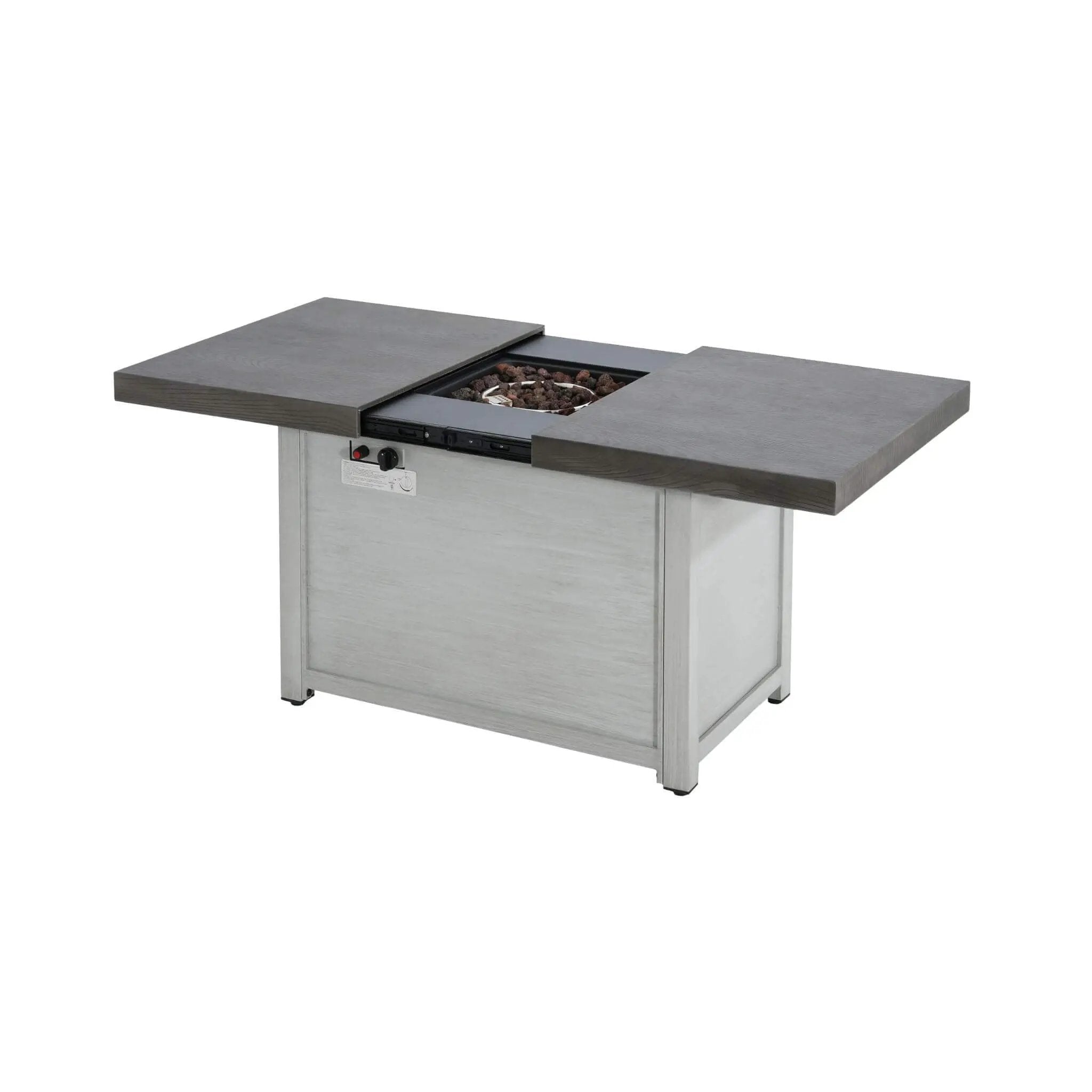 Alora Premium 50K BTU Rectangle Outdoor Aluminum Fire Pit Table (SAK70248) by SAKSBY WHOLESALE
