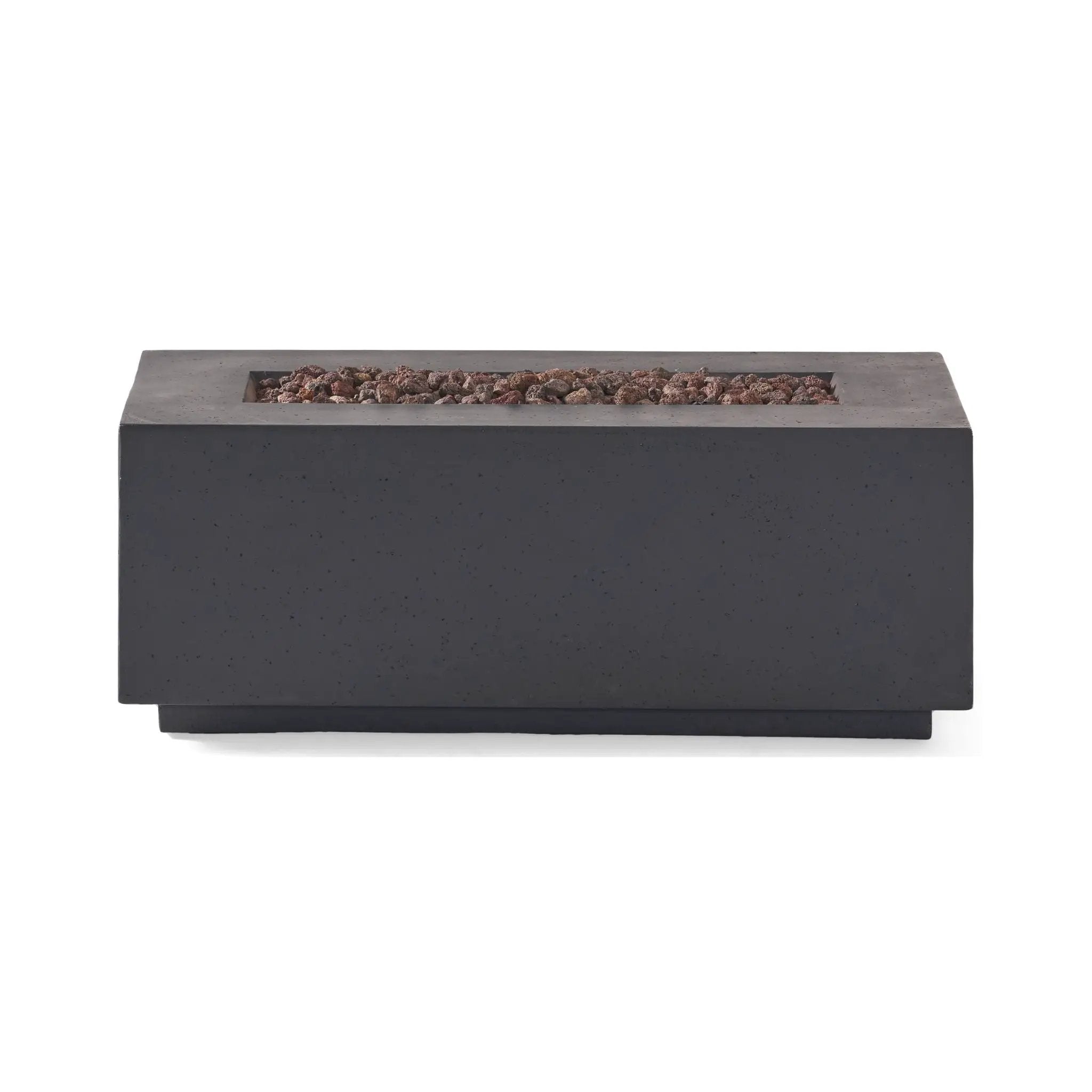 Alora Premium Outdoor Contemporary 40K BTU Rectangular Propane Gas Fire Pit Table (SAK96153) by SAKSBY WHOLESALE