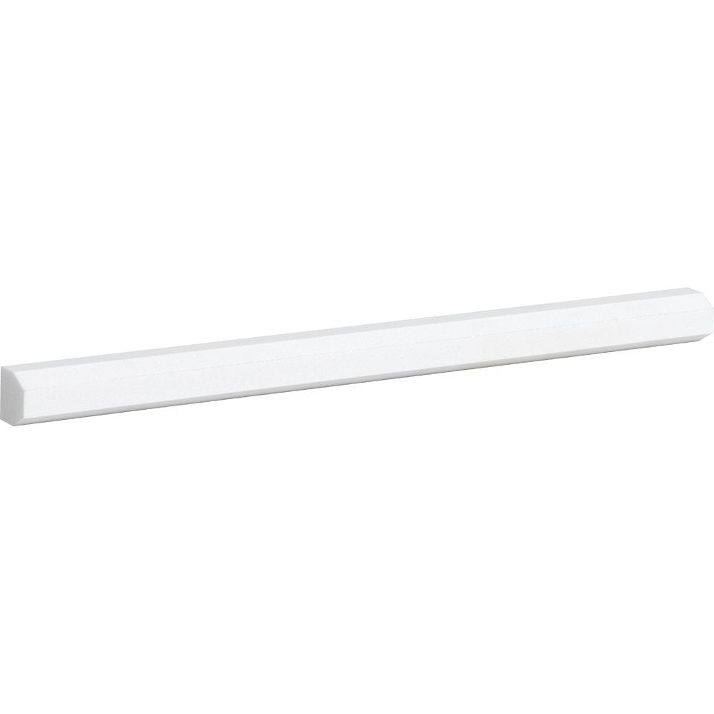 Alpina White Honed Pencil Liner Marble Moldings 1/2x12 Marble Honed 2x12 Moldings