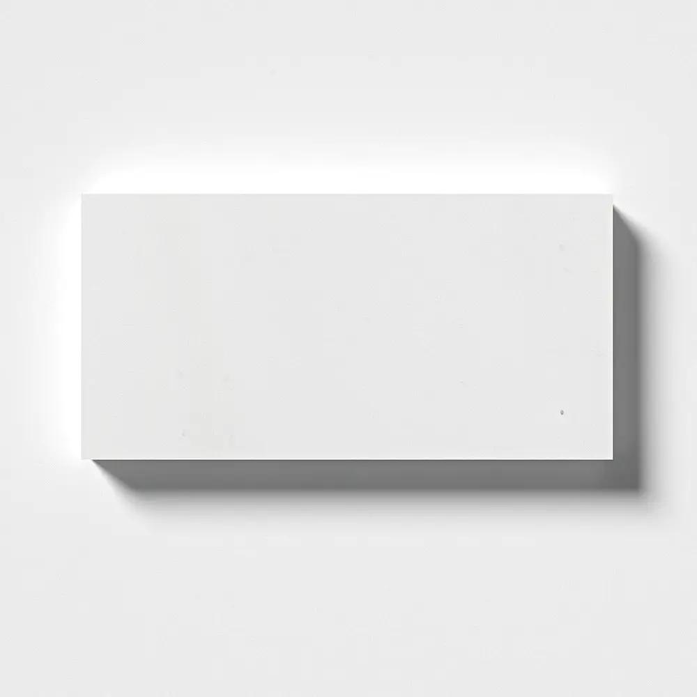 Alpina White Honed Marble Tiles 2 3/4x5 1/2