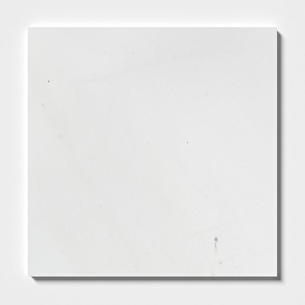 Alpina White Polished Marble Tiles 18x18