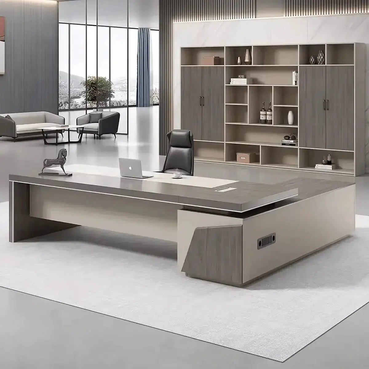 Altair · Modern L-Shaped Executive Desk by Arc Grove