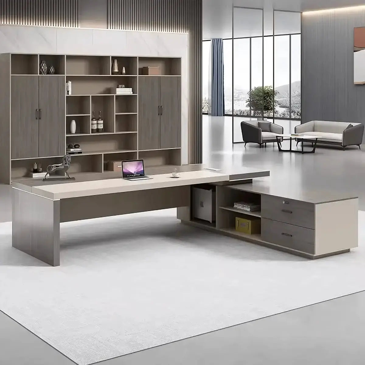 Altair · Modern L-Shaped Executive Desk by Arc Grove