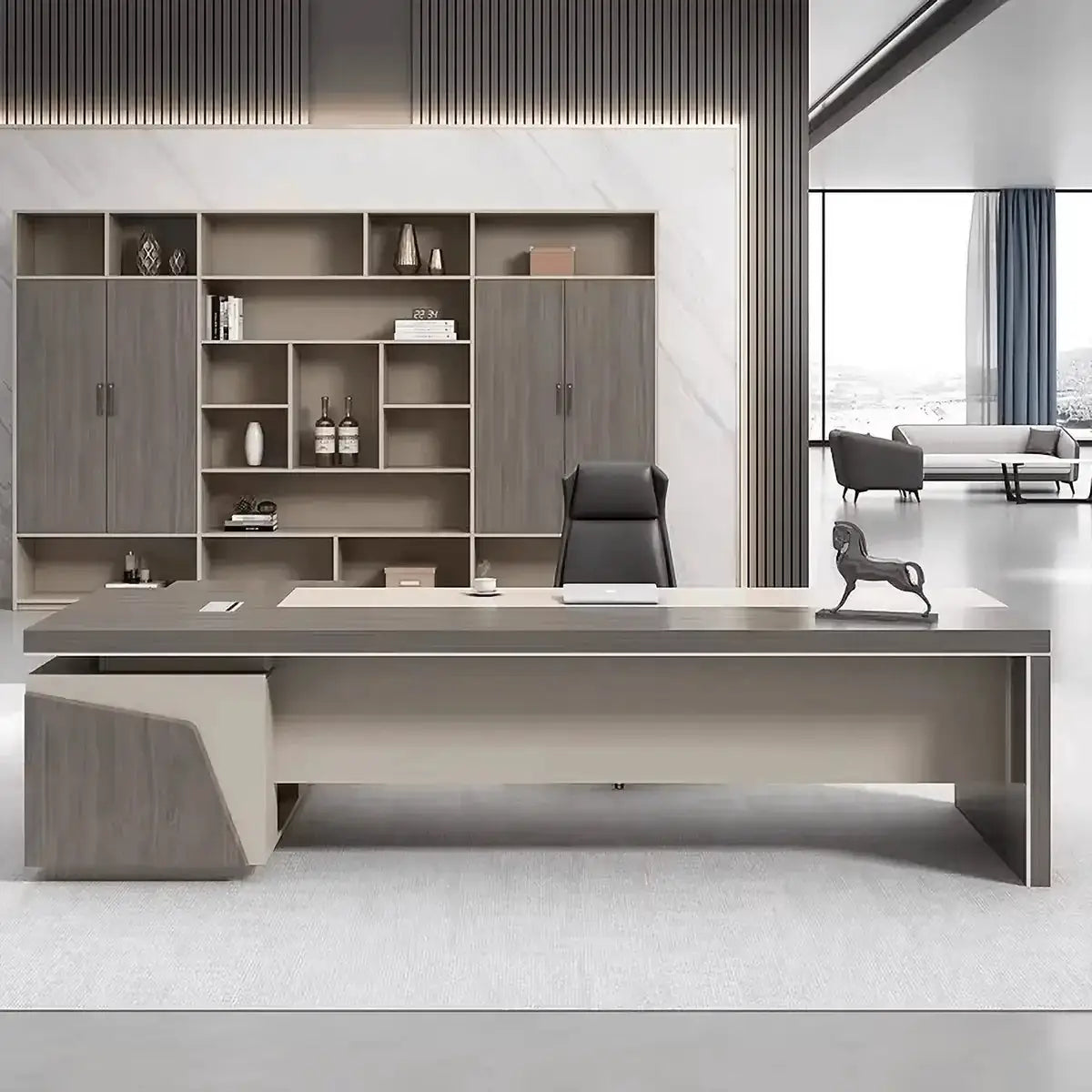 Altair · Modern L-Shaped Executive Desk by Arc Grove