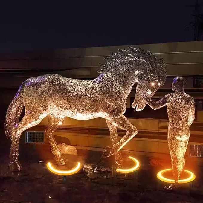 Aluminum Solar Palm Tree Lights Outdoor Uplight Landscape Spotlights Solar Powered 32 LEDs by Outdoor Solar Outlet