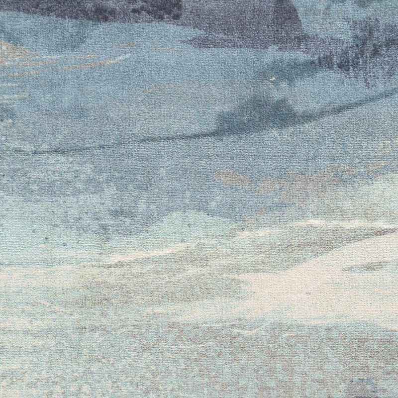 Alvaton Abstract Blue Rug by Boutique Rugs