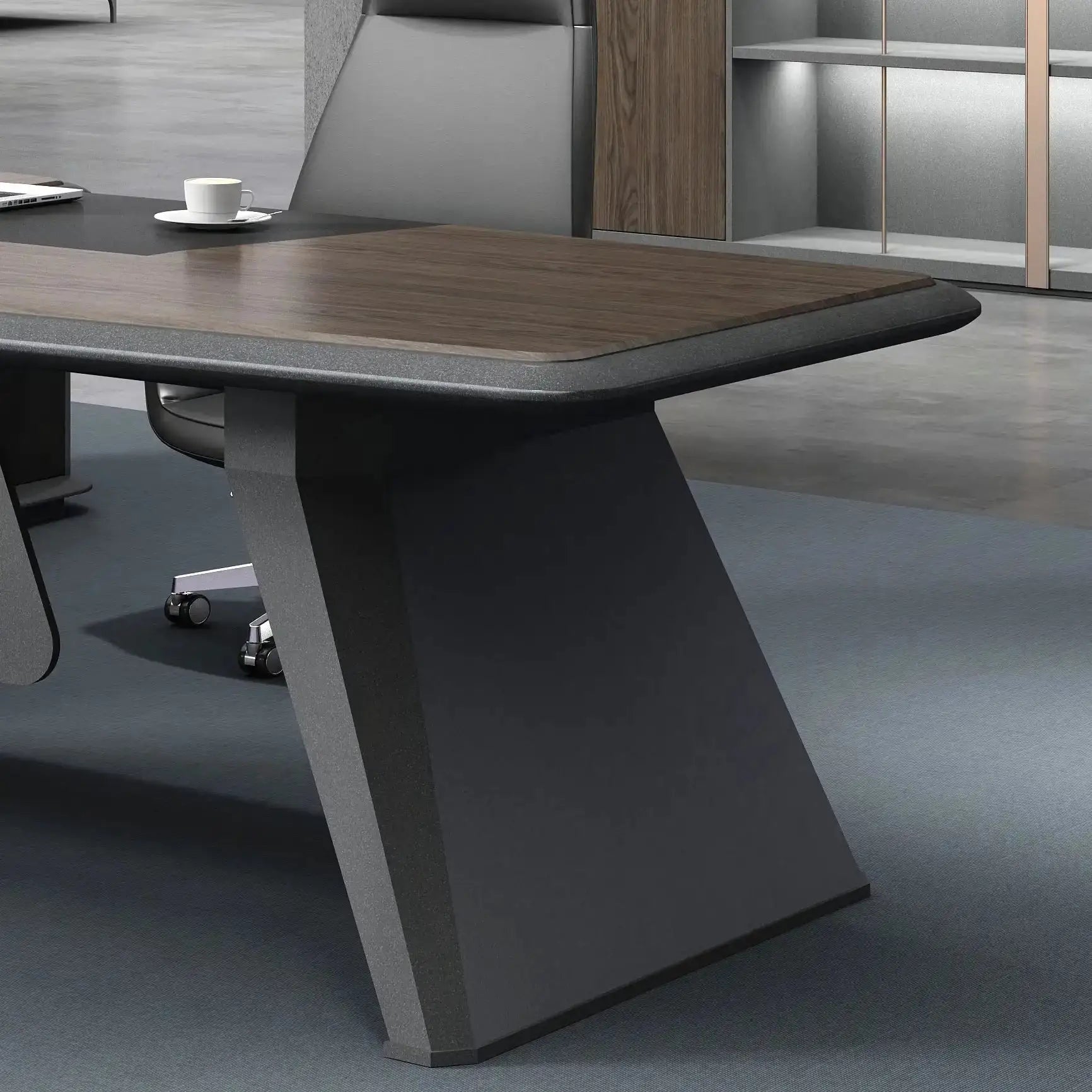 Alwin · Modern L-Shaped Executive Desk by Arc Grove