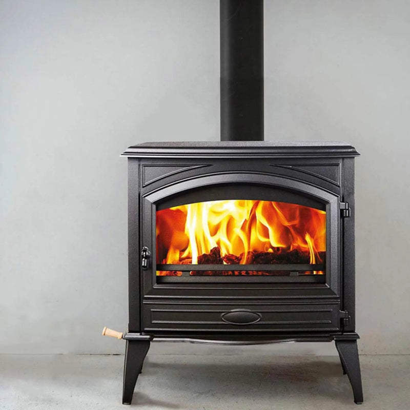 Amantii Lynwood Wood Burning Cast Iron Stove Fireplace [LYNWOOD-W76] (SAK25618) by SAKSBY WHOLESALE
