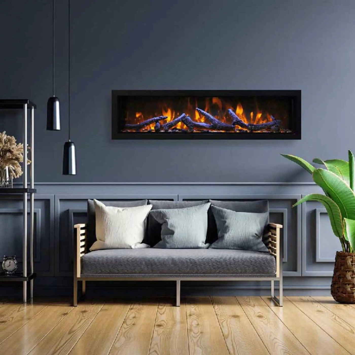 Amantii Panorama BI Deep XT Smart Electric Fireplace [BI-60/72/88-DEEP-XT] (SAK73845) by SAKSBY WHOLESALE