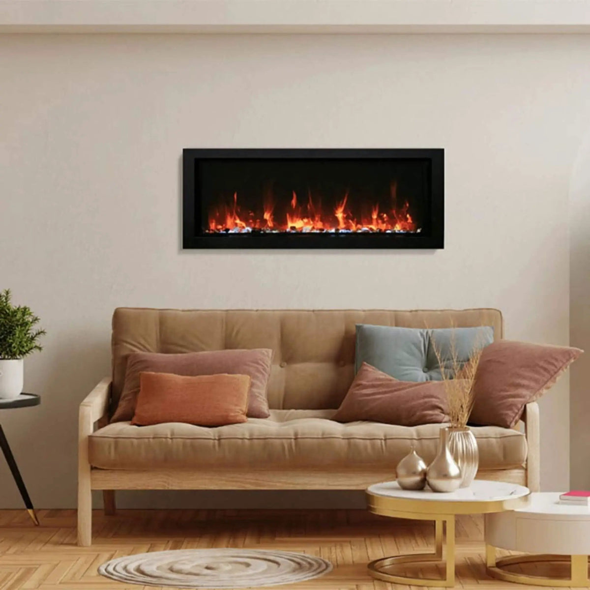 Amantii Panorama BI Slim Smart Electric Fireplace [BI-50/60/72-SLIM-OD] (SAK46329) by SAKSBY WHOLESALE