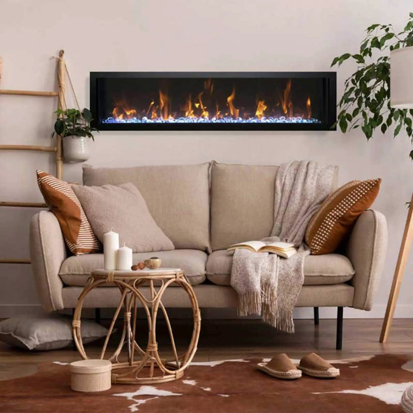 Amantii Panorama BI Slim Smart Electric Fireplace [BI-50/60/72-SLIM-OD] (SAK46329) by SAKSBY WHOLESALE