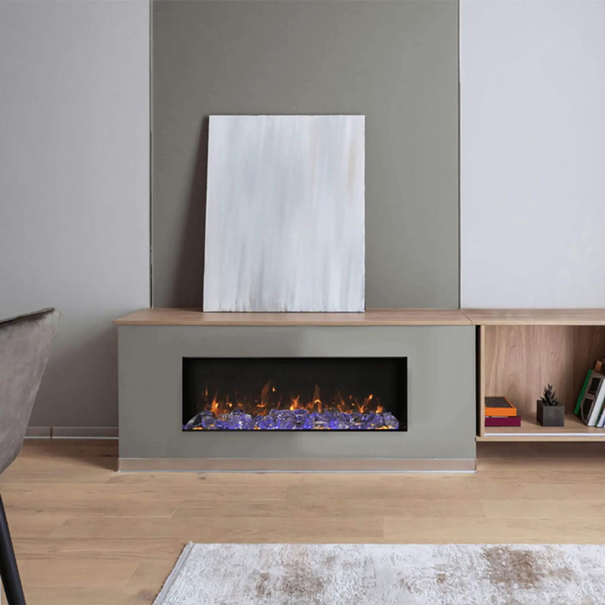 Amantii Panorama BI Slim Smart Electric Fireplace [BI-50/60/72-SLIM-OD] (SAK46329) by SAKSBY WHOLESALE