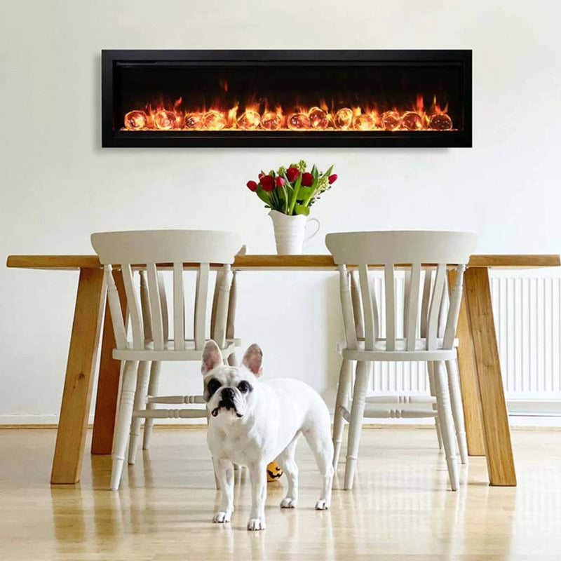 Amantii Symmetry Bespoke 50-Inch Smart Electric Fireplace [SYM-50-BESPOKE] (SAK12957) by SAKSBY WHOLESALE
