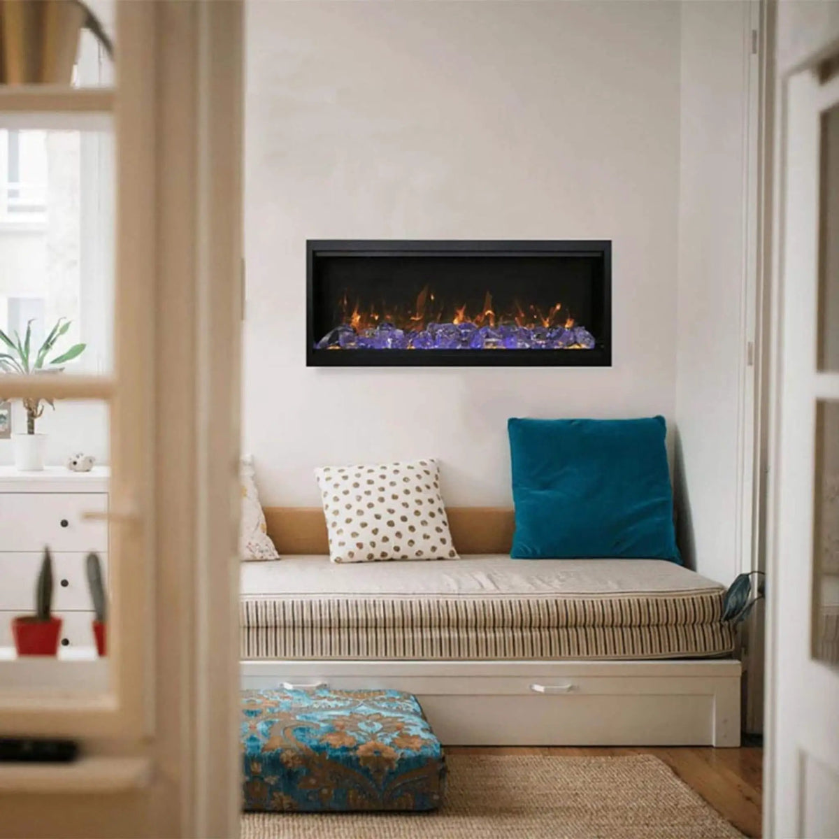 Amantii Symmetry XT Smart Electric Fireplace [SYM-50/60-XT] (SAK19437) by SAKSBY WHOLESALE