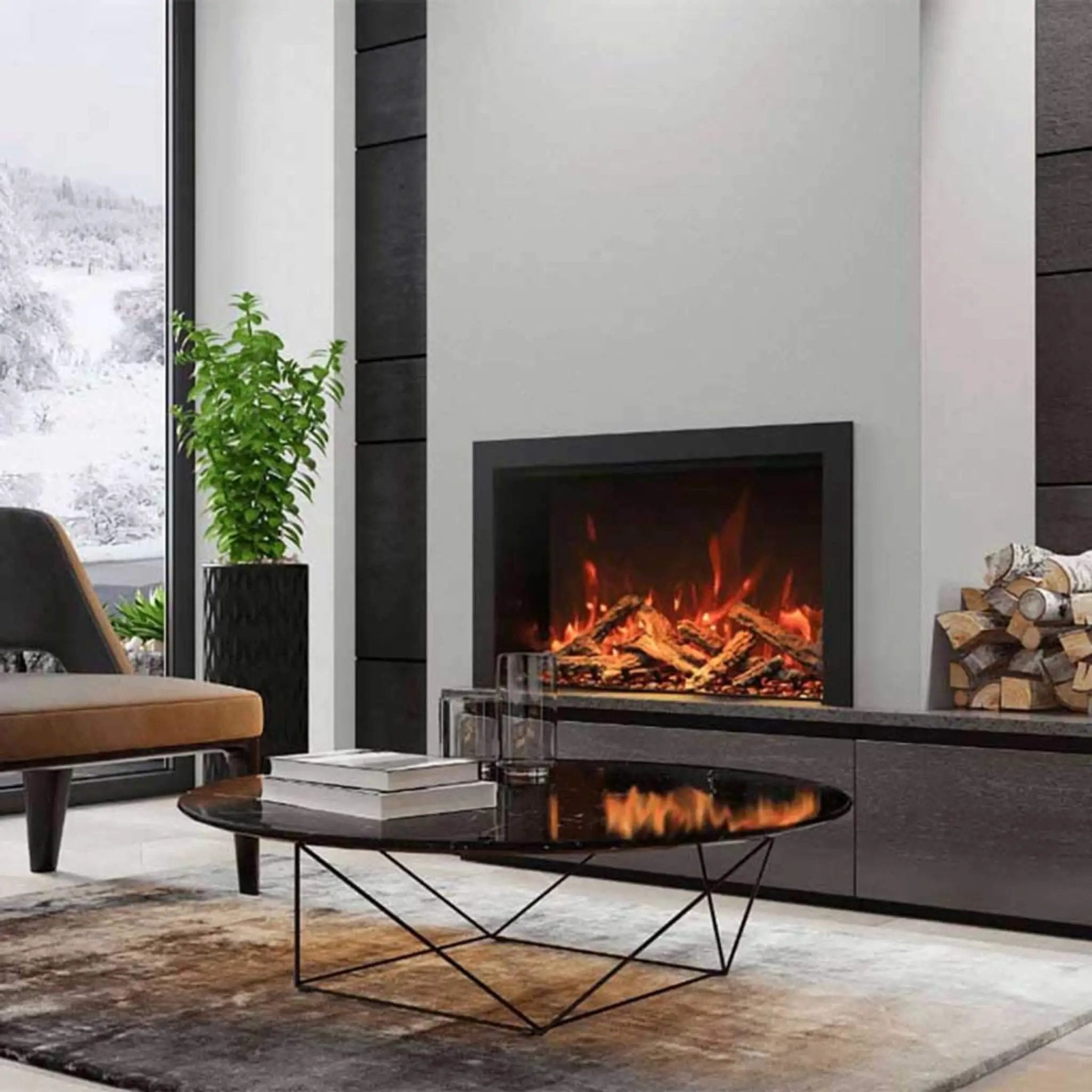 Amantii TRD Smart Electric Fireplace Insert [TRD-26/30/38/44] (SAK83819) by SAKSBY WHOLESALE