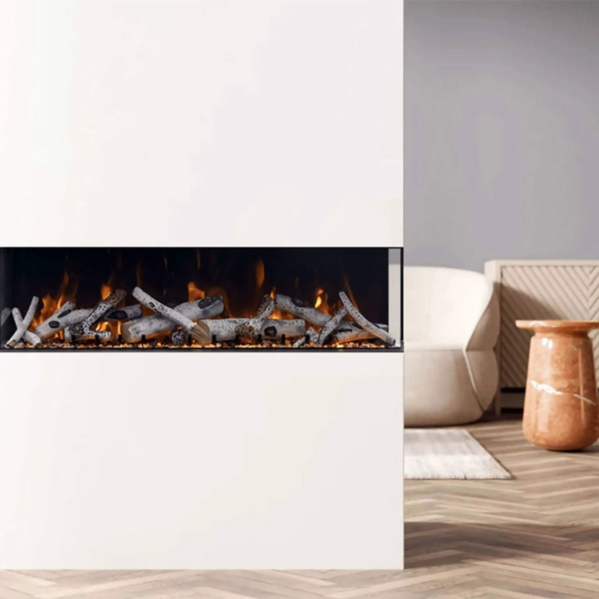 Amantii Tru-View XL Deep Smart Electric Fireplace [50/60/72-TRU-VIEW-XL] (SAK52864) by SAKSBY WHOLESALE