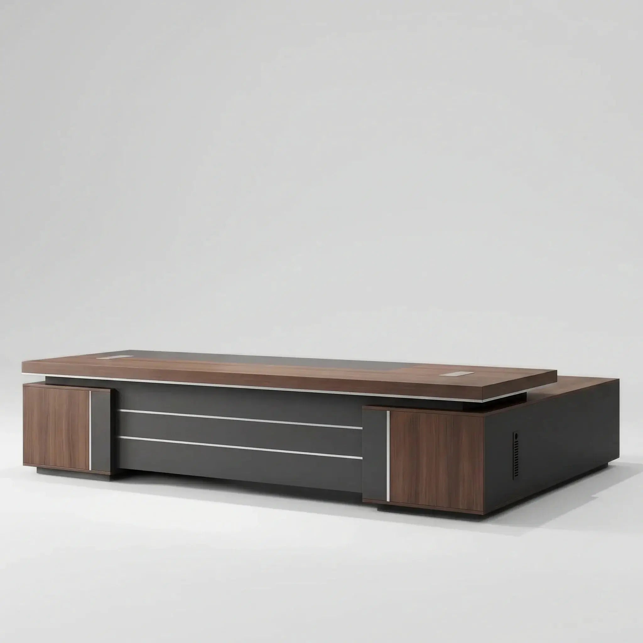 August · Modern Executive L-Shaped Desk by Arc Grove
