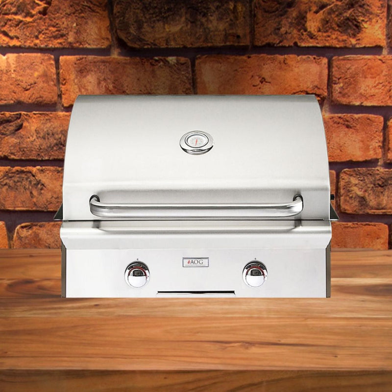 American Outdoor Grill L-Series 24-Inch 2-Burner Built-In Natural Gas Grill [24NBL-00SP] (SAK10834) by SAKSBY WHOLESALE