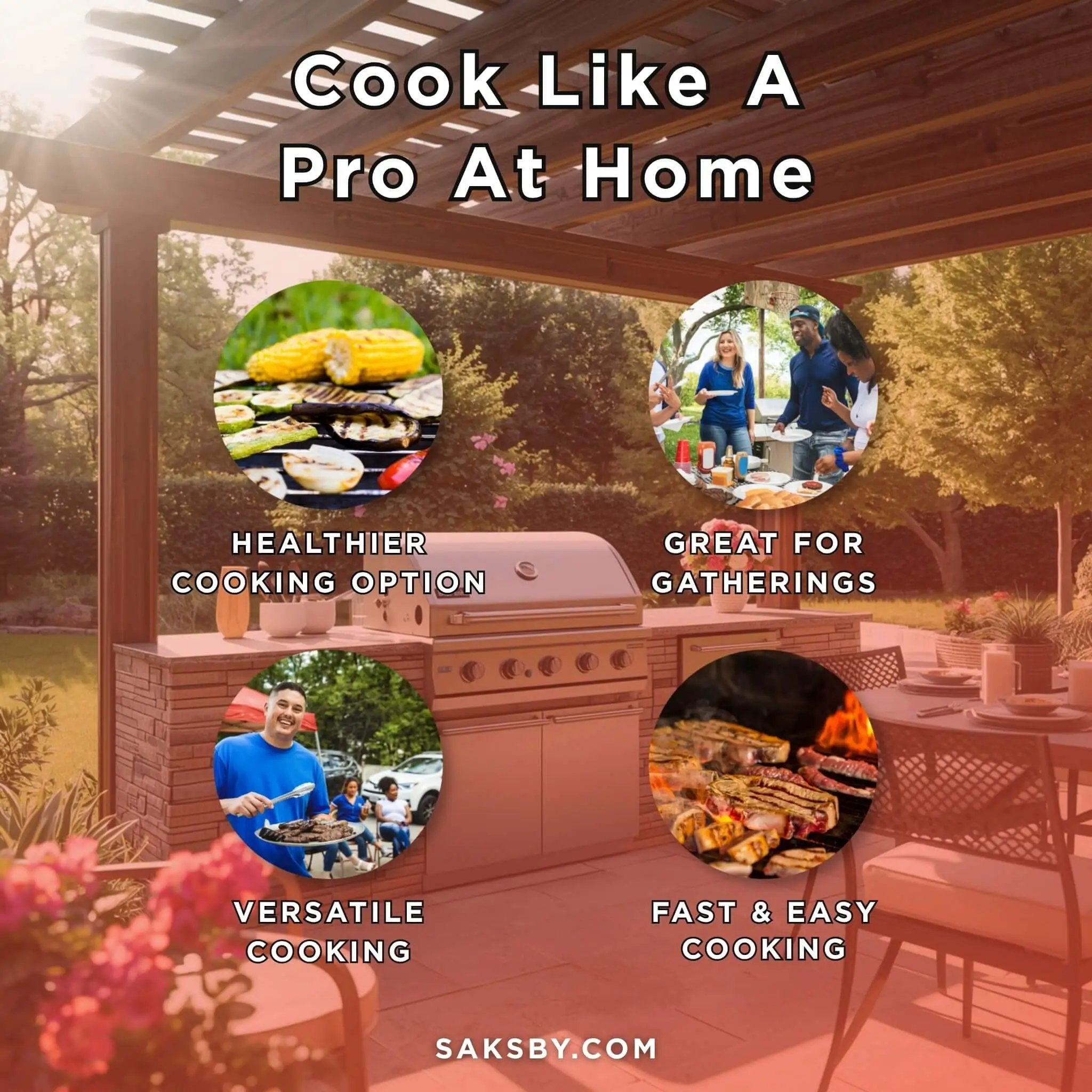American Outdoor Grill T-Series 24-Inch 2-Burner Built-In Natural Gas Grill [24NBT-00SP] (SAK58391) by SAKSBY WHOLESALE