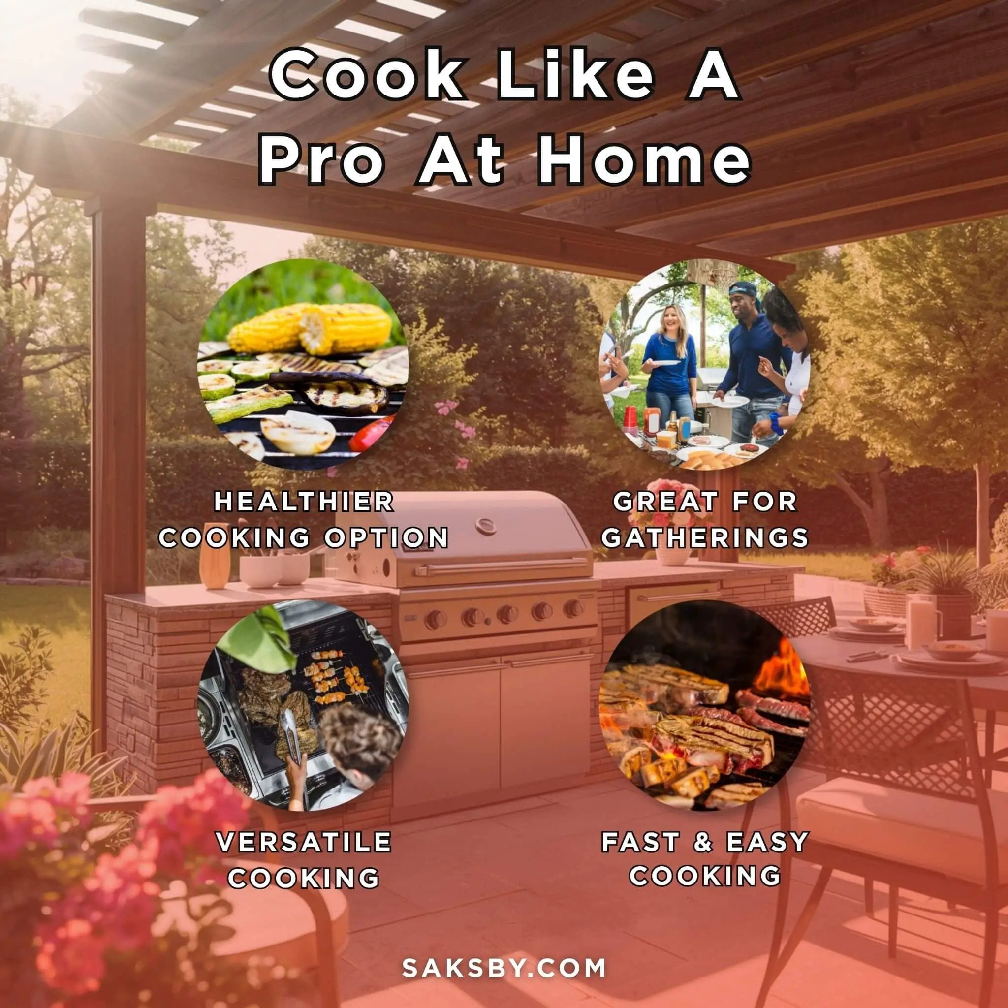 American Outdoor Grill L-Series 30-Inch 3-Burner Built-In Natural Gas Grill [30NBL-00SP] (SAK02335) by SAKSBY WHOLESALE