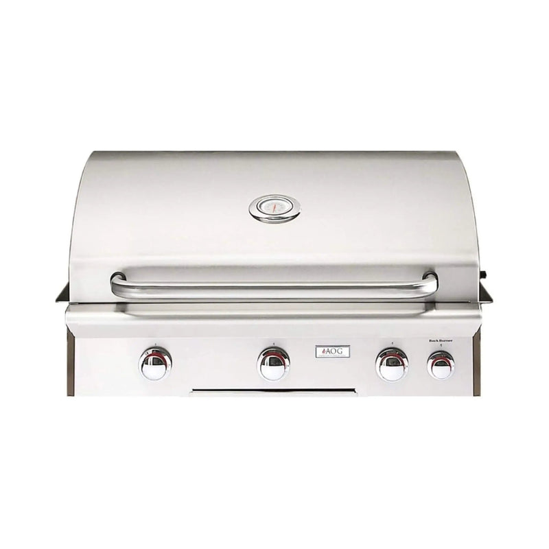 American Outdoor Grill L-Series 30-Inch 3-Burner Built-In Natural Gas Grill W/ Rotisserie Kit [30NBL] (SAK57636) by SAKSBY WHOLESALE