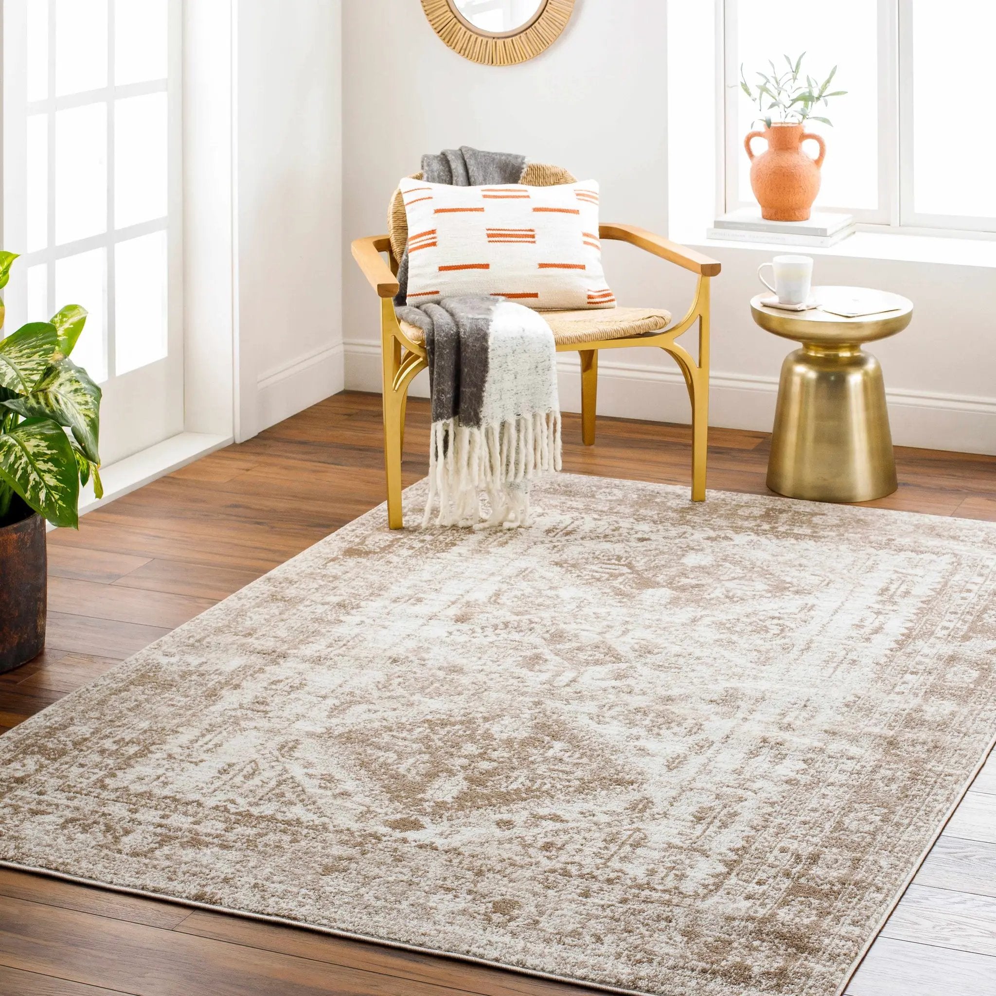Ameya Brown Turkish Style Rug - Clearance by Boutique Rugs