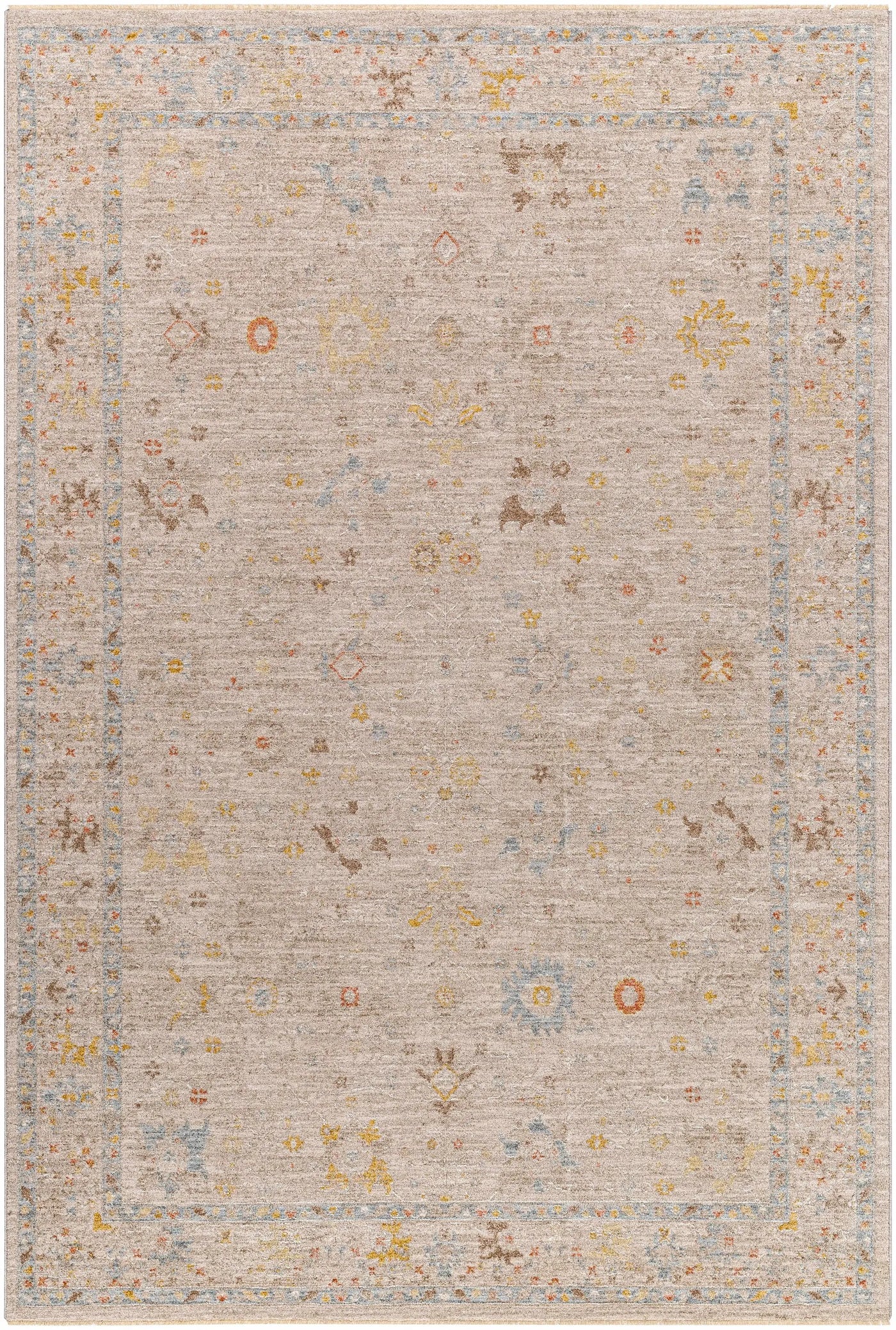 Amina Oushak Thick Luxe Area Rug by Boutique Rugs