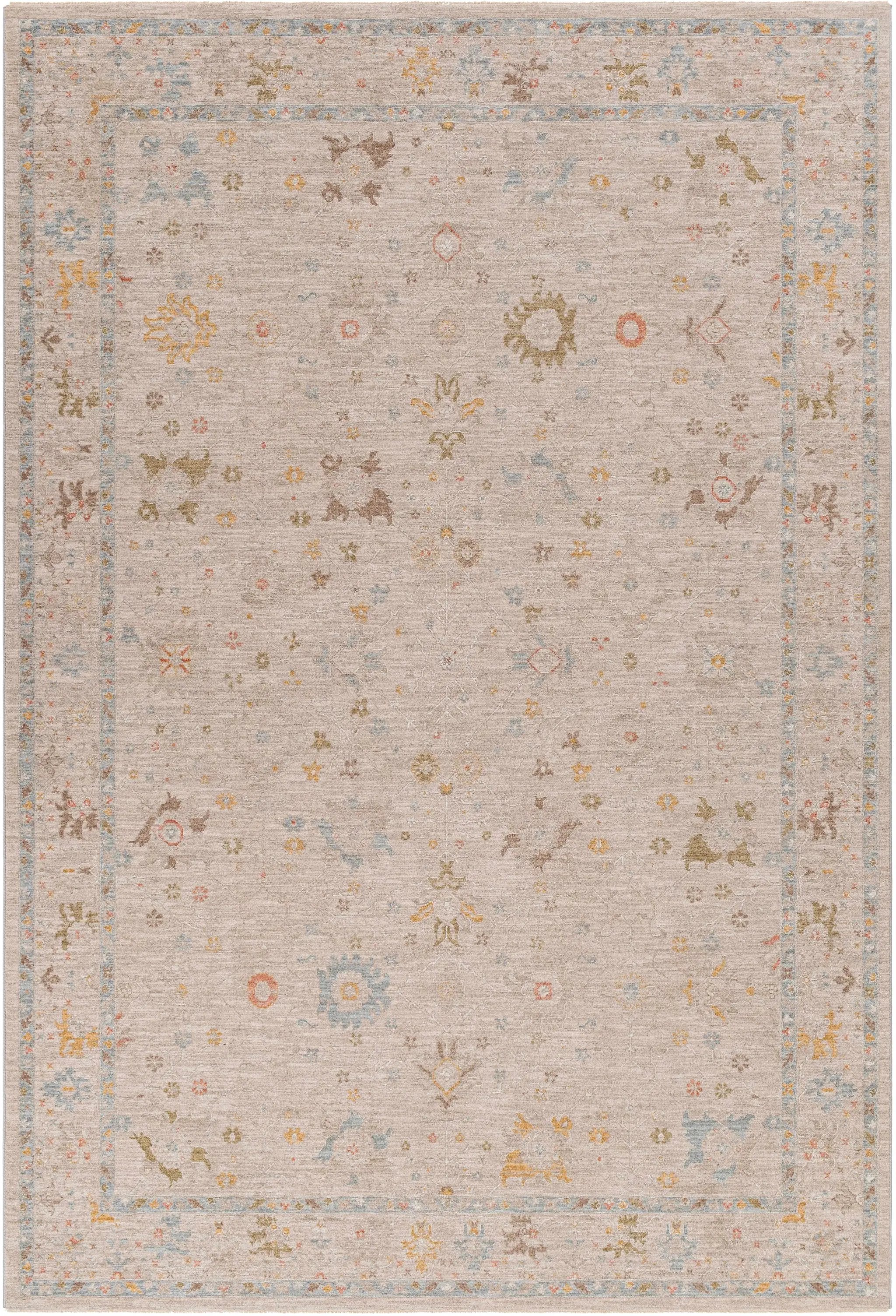 Amina Oushak Thick Luxe Area Rug by Boutique Rugs