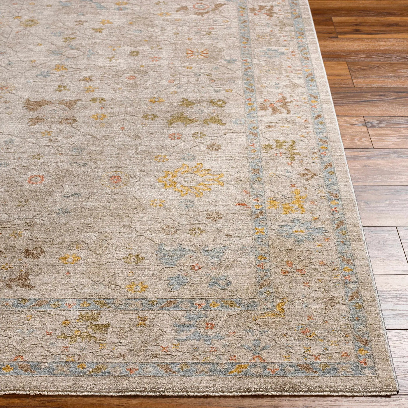 Amina Oushak Thick Luxe Area Rug by Boutique Rugs