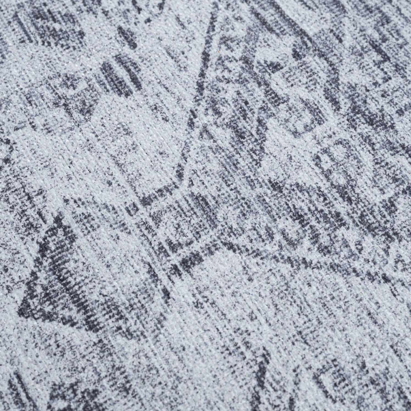 Barny Gray Blue Washable Rug - Clearance by Boutique Rugs