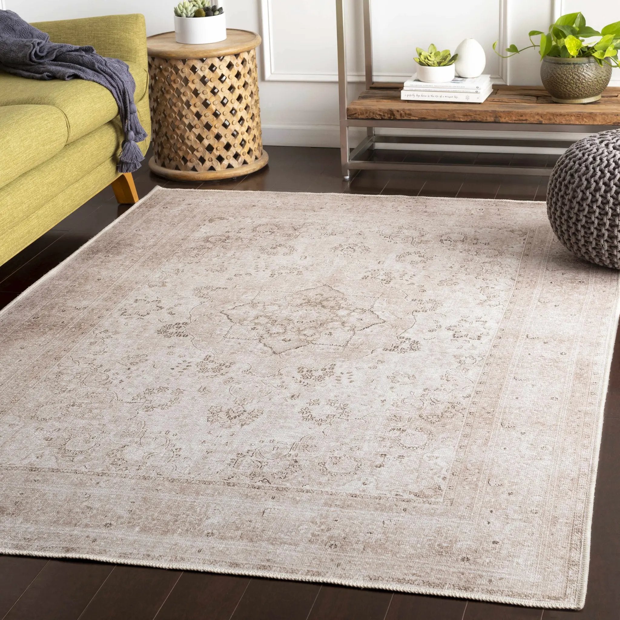 Bethany Washable Area Rug by Hauteloom