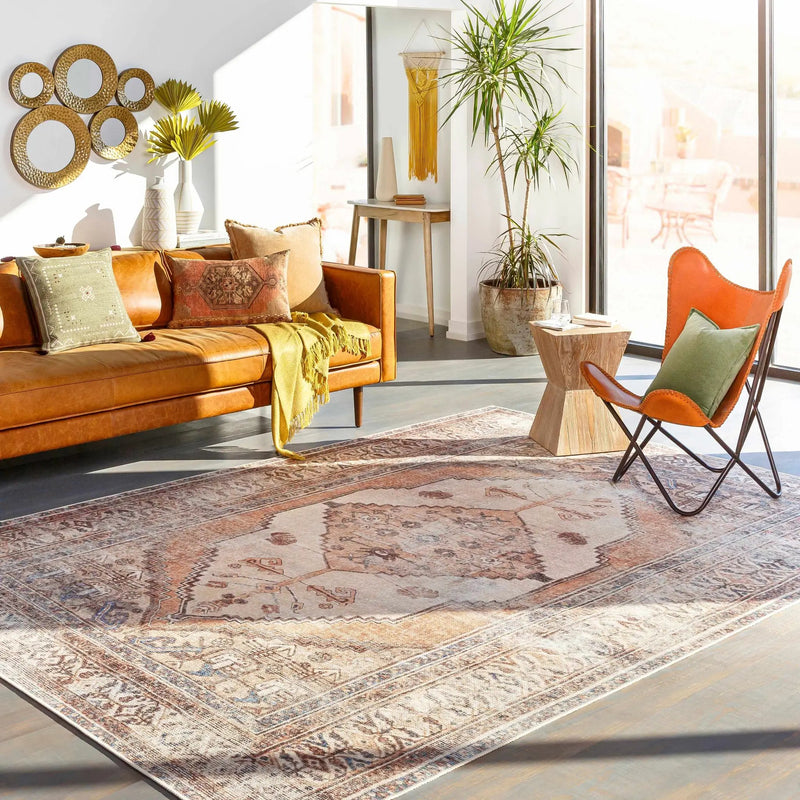Defne Mustard Wall Hanging - Clearance by Boutique Rugs