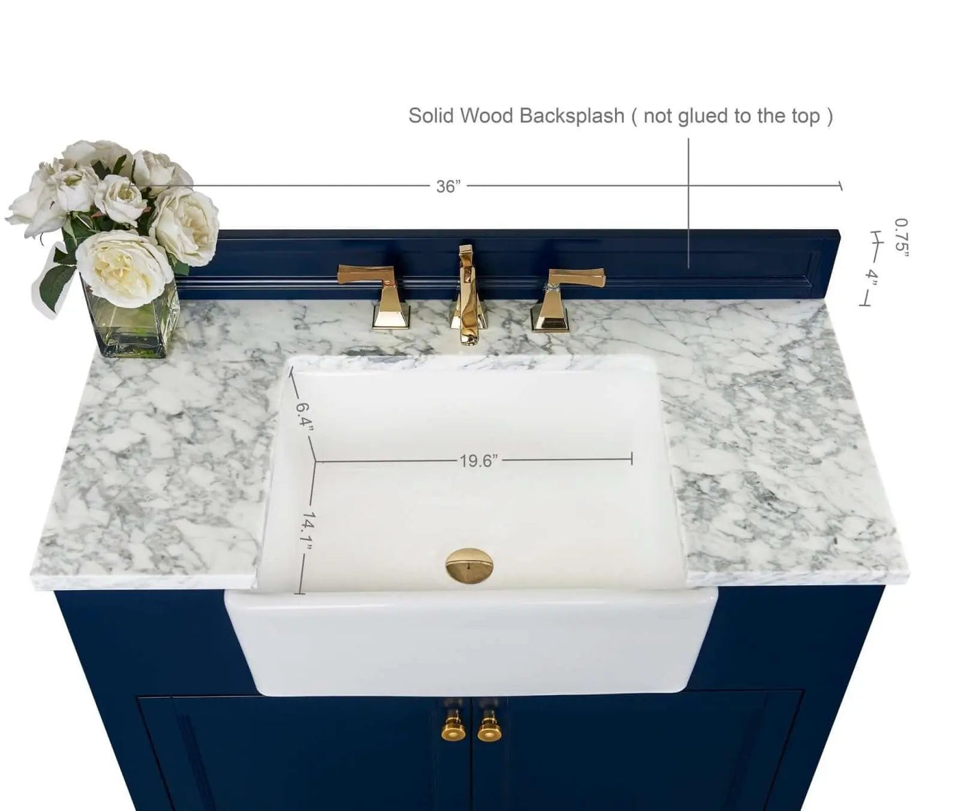 Adeline 36" Bath Vanity Set by Ancerre Designs
