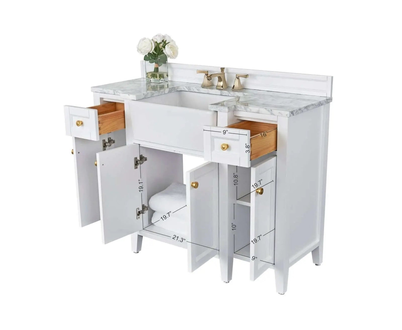Adeline 48" Bath Vanity Set by Ancerre Designs