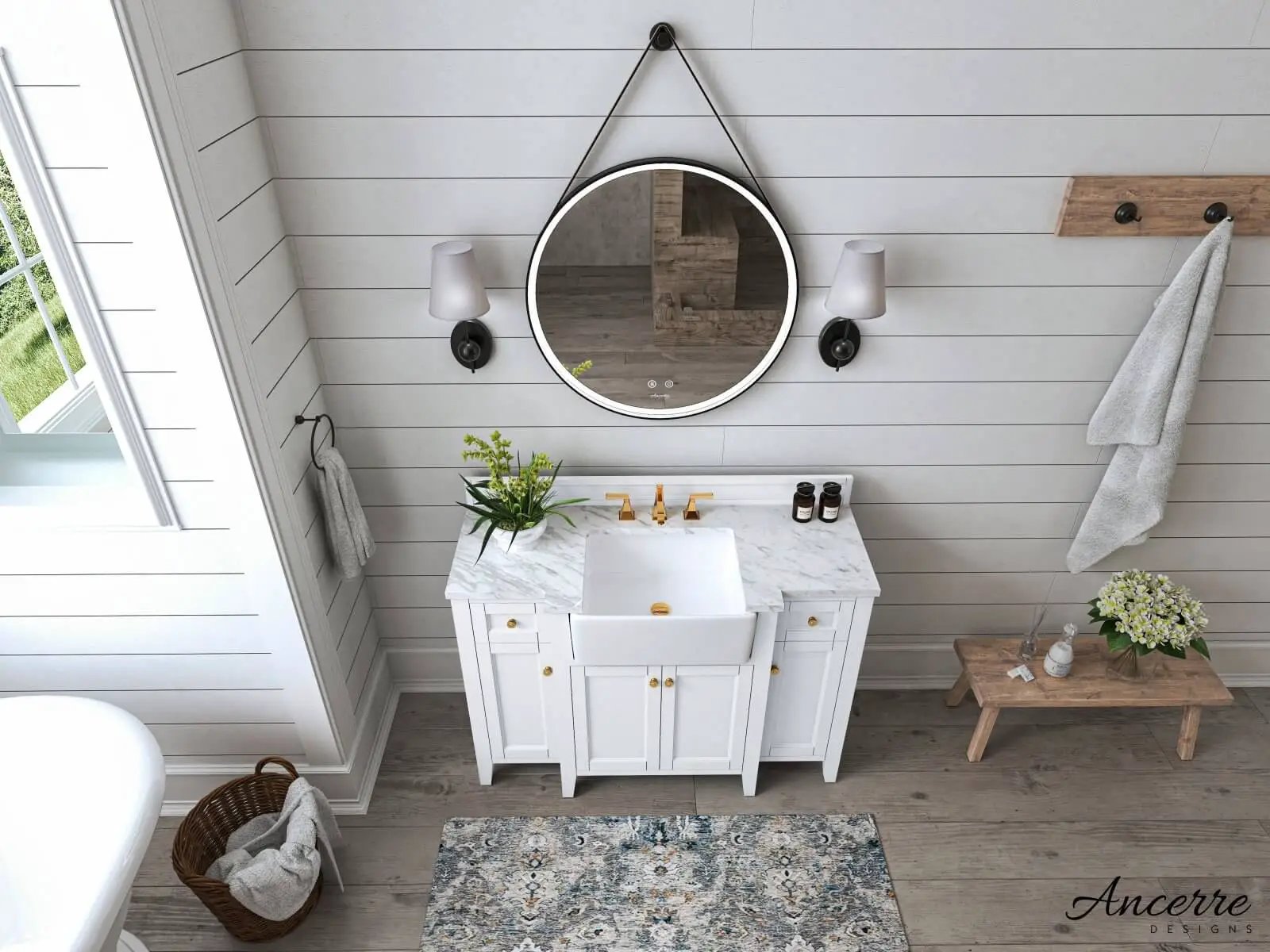 Adeline 48" Bath Vanity Set by Ancerre Designs