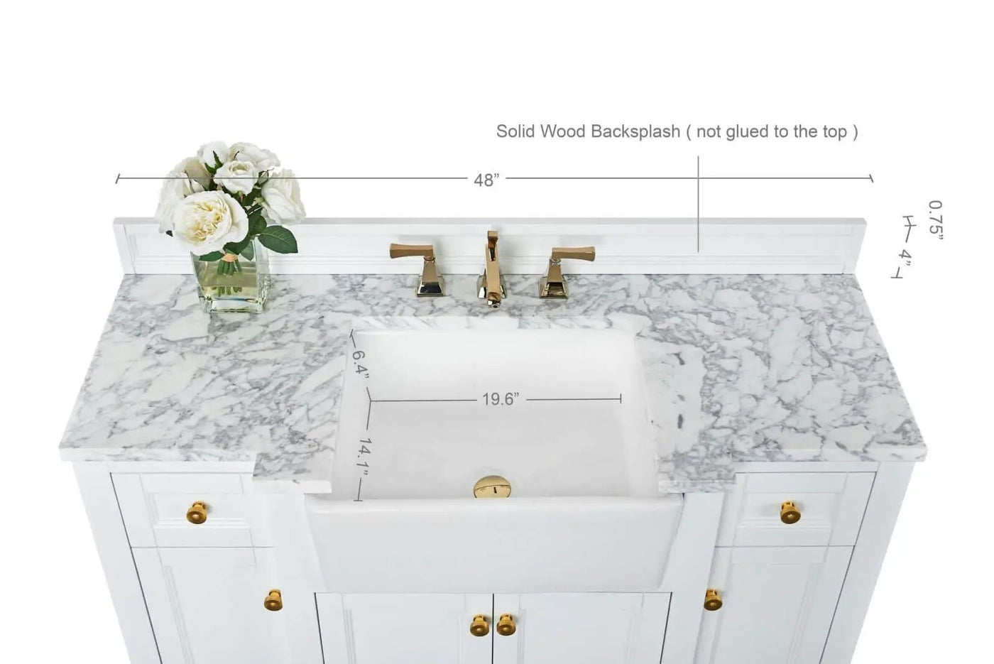 Adeline 48" Bath Vanity Set by Ancerre Designs