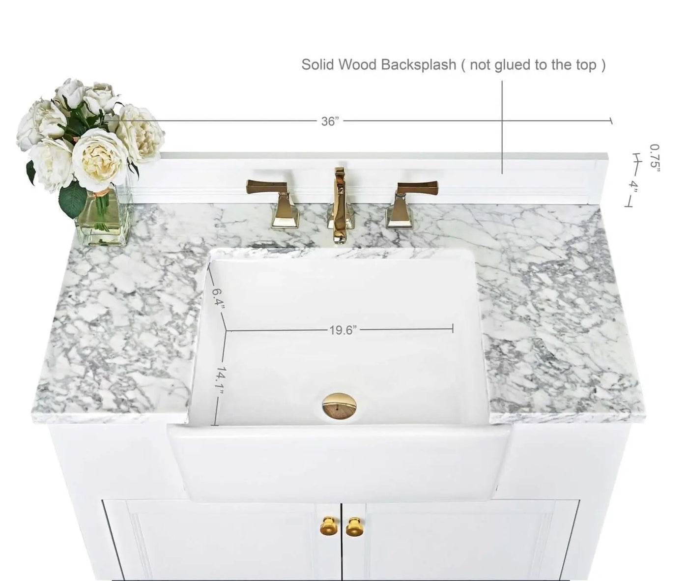 Adeline 36" Bath Vanity Set by Ancerre Designs