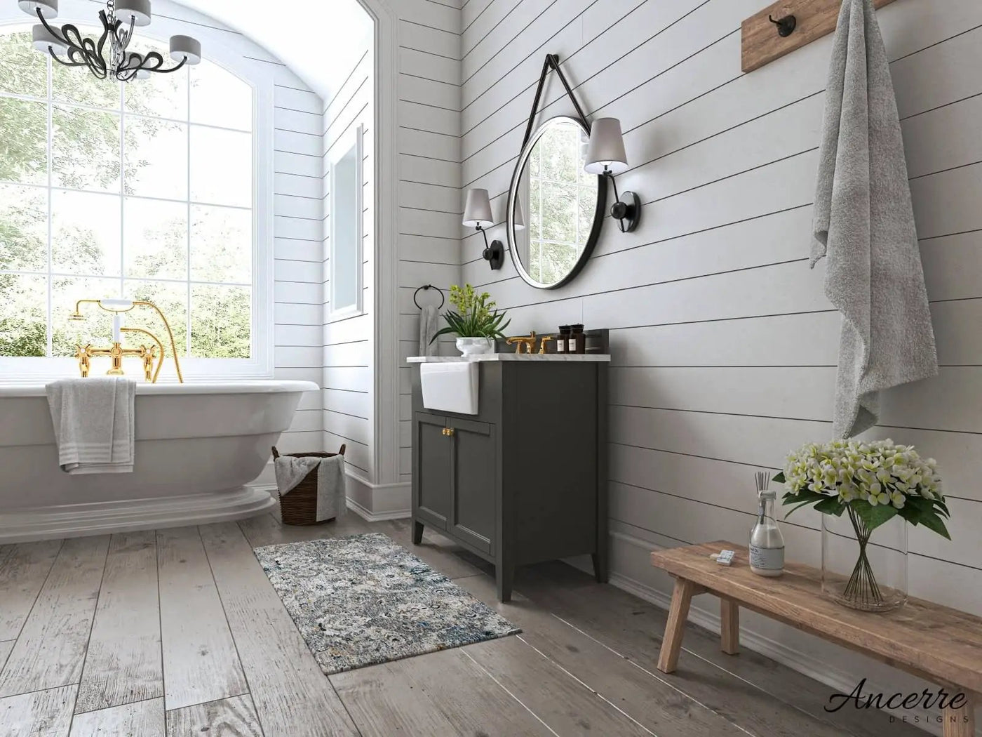 Adeline 36" Bath Vanity Set by Ancerre Designs