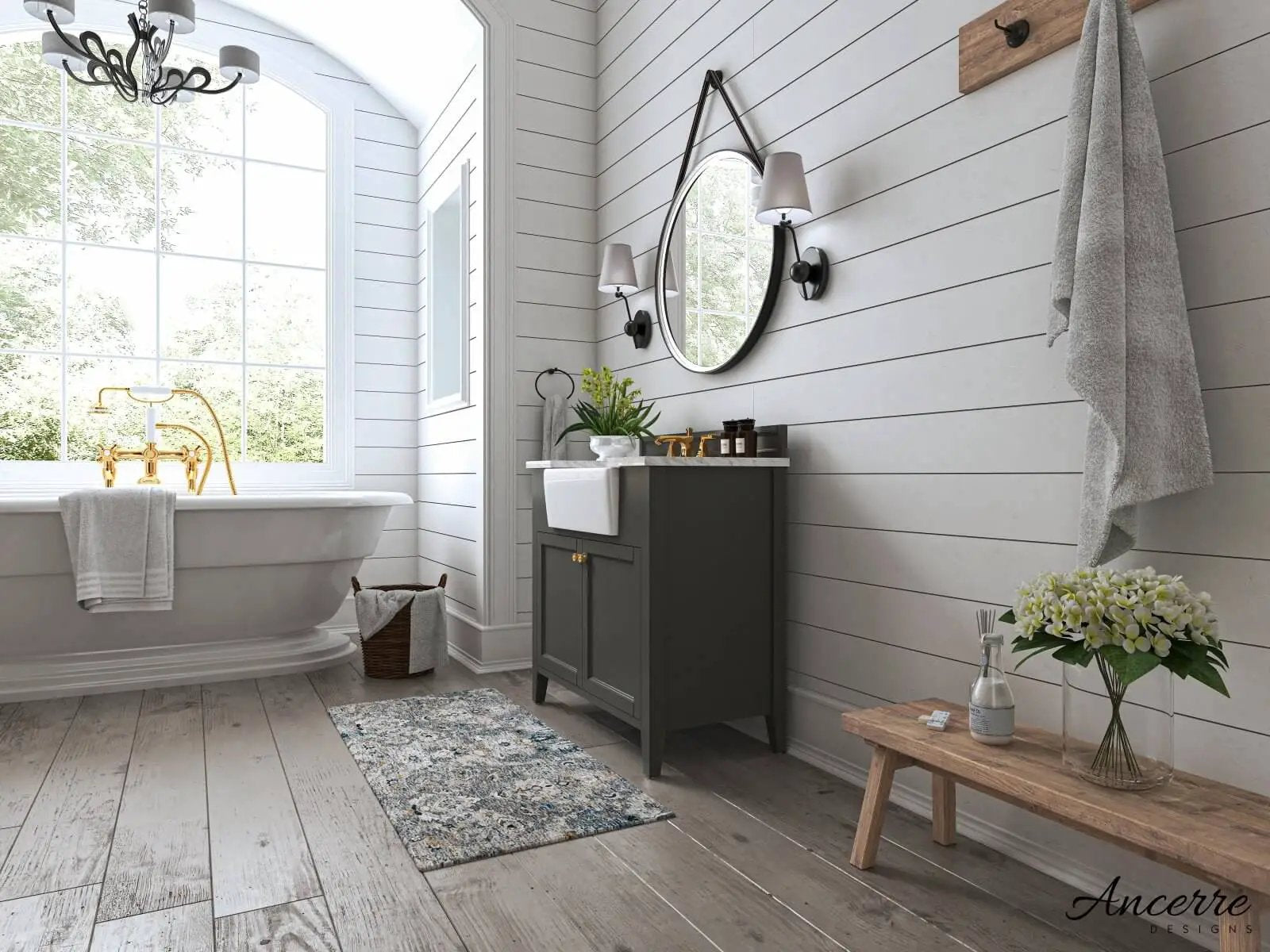 Adeline 36" Bath Vanity Set by Ancerre Designs
