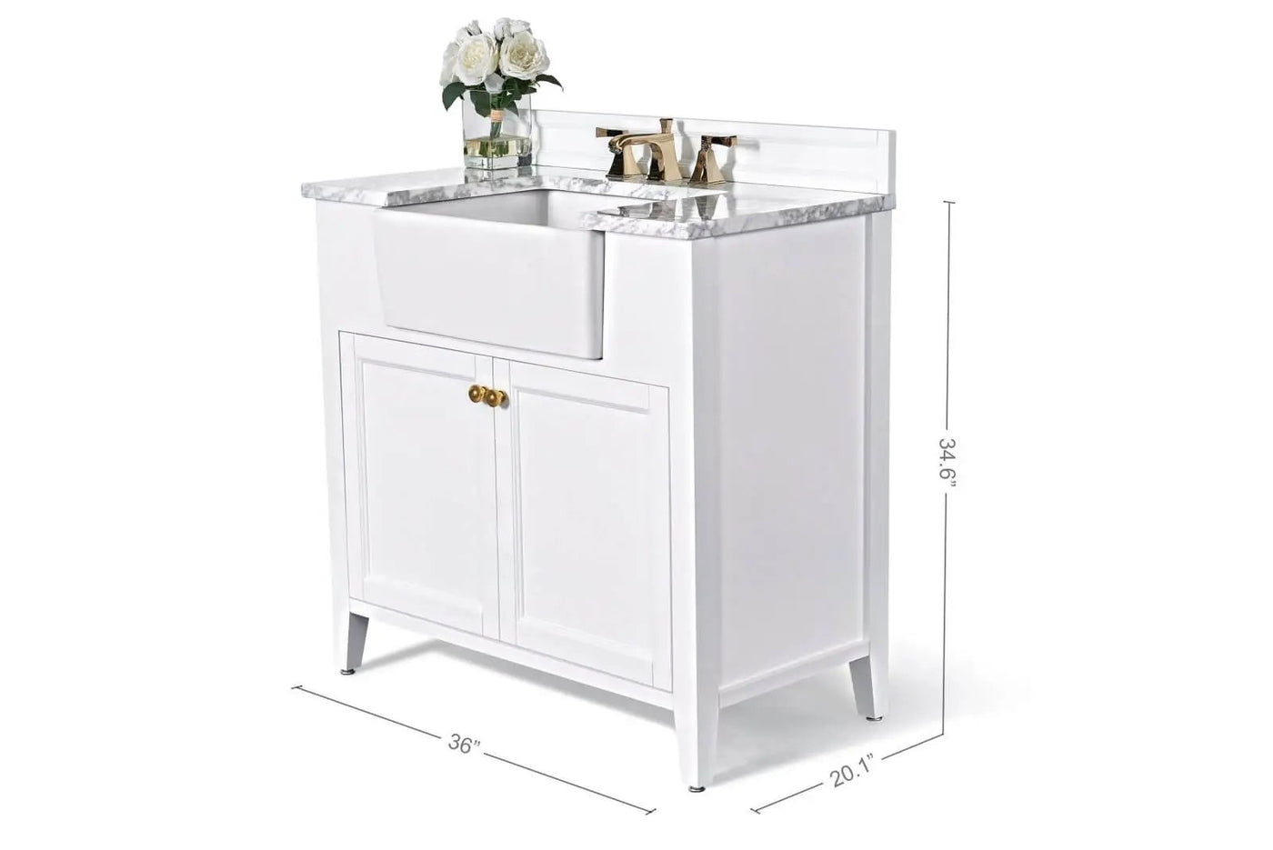 Adeline 36" Bath Vanity Set by Ancerre Designs