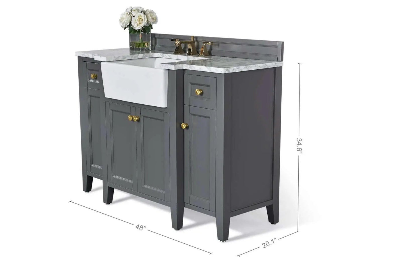 Adeline 48" Bath Vanity Set by Ancerre Designs