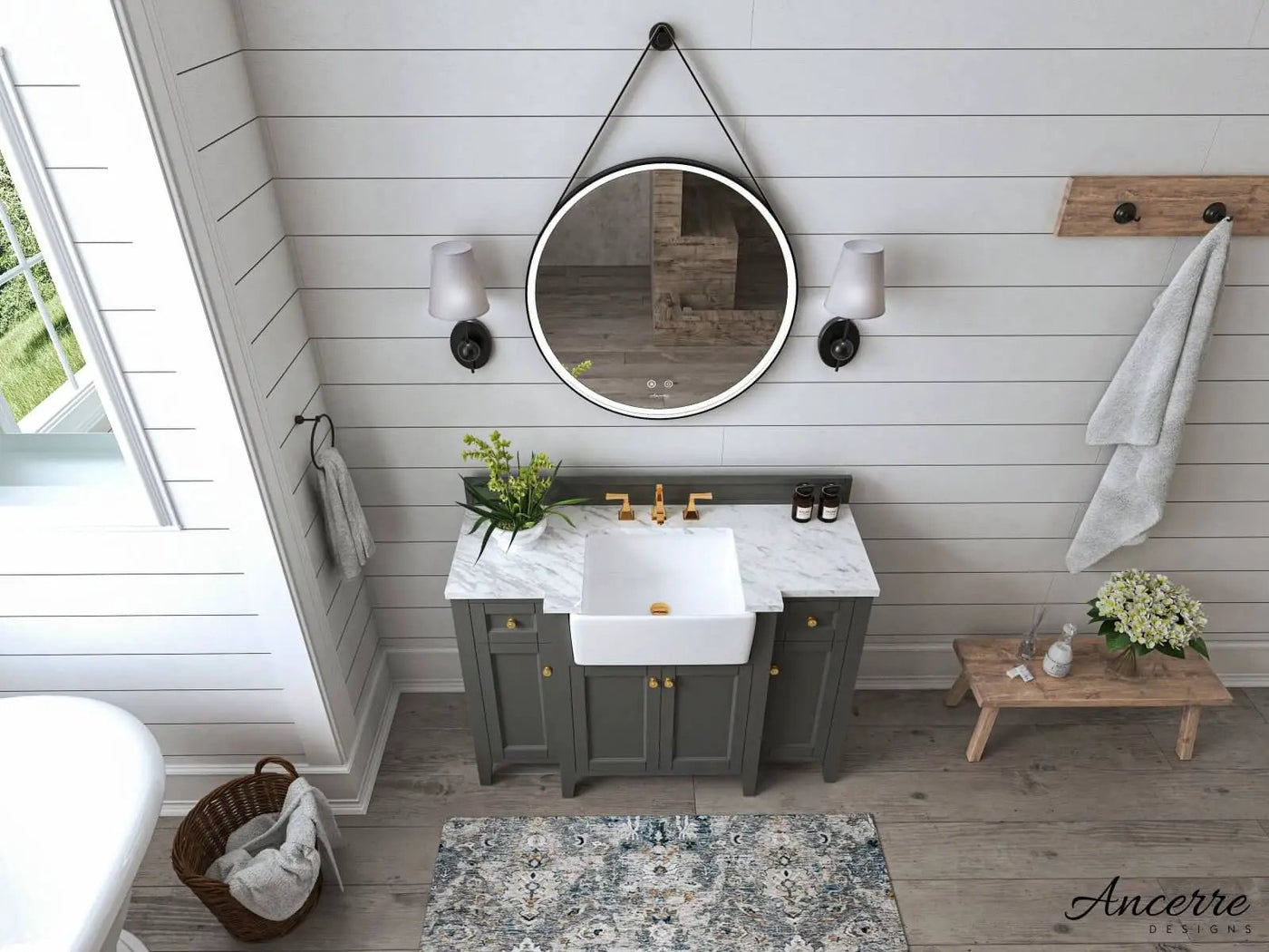 Adeline 48" Bath Vanity Set by Ancerre Designs