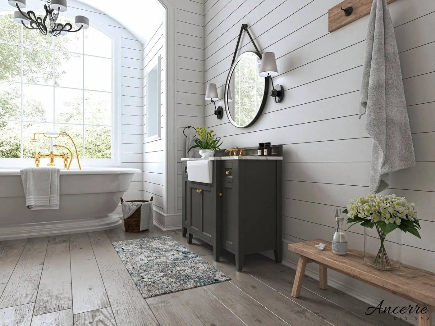 Adeline 48" Bath Vanity Set by Ancerre Designs
