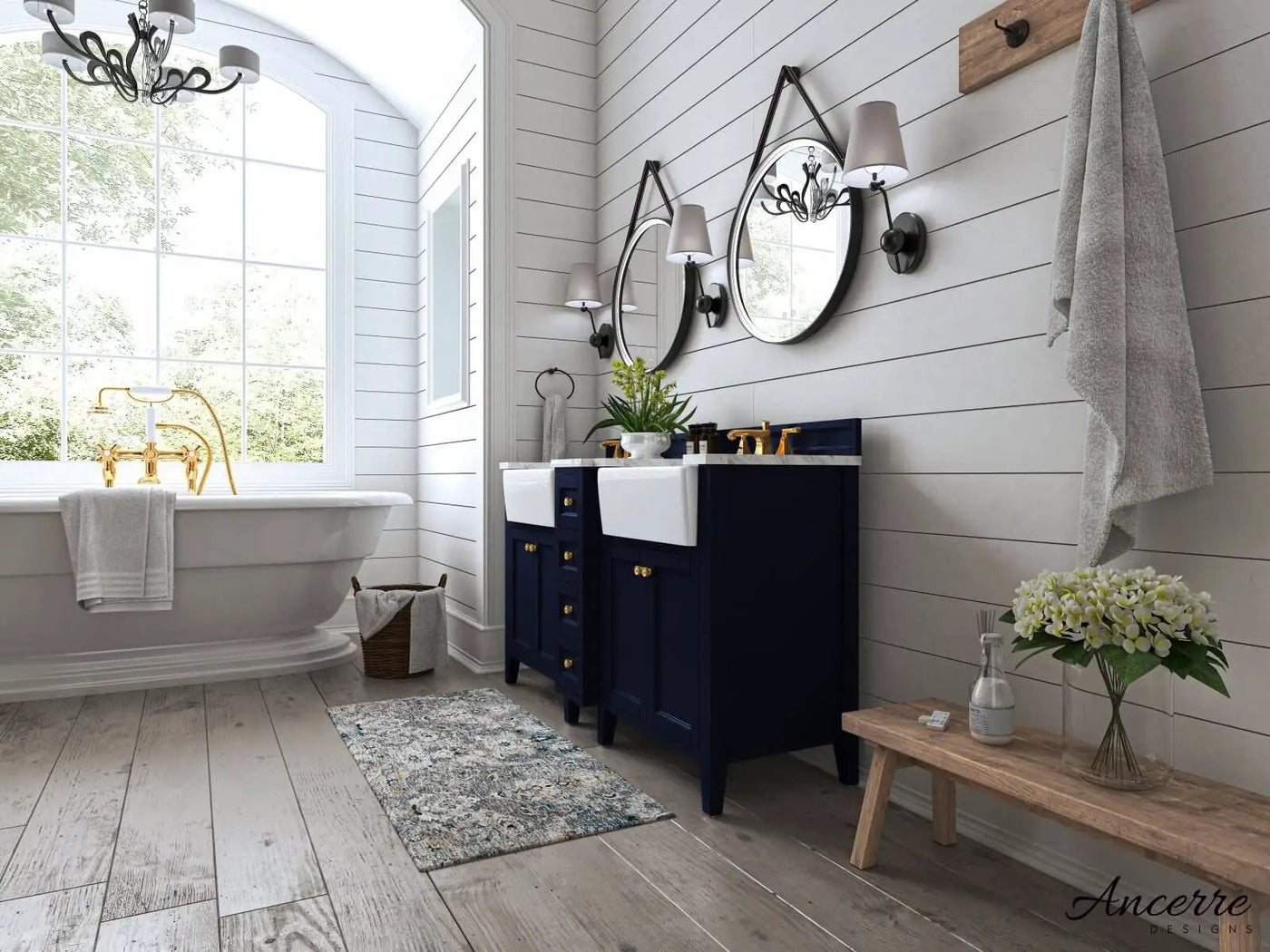 Adeline 60" Bath Vanity Set by Ancerre Designs