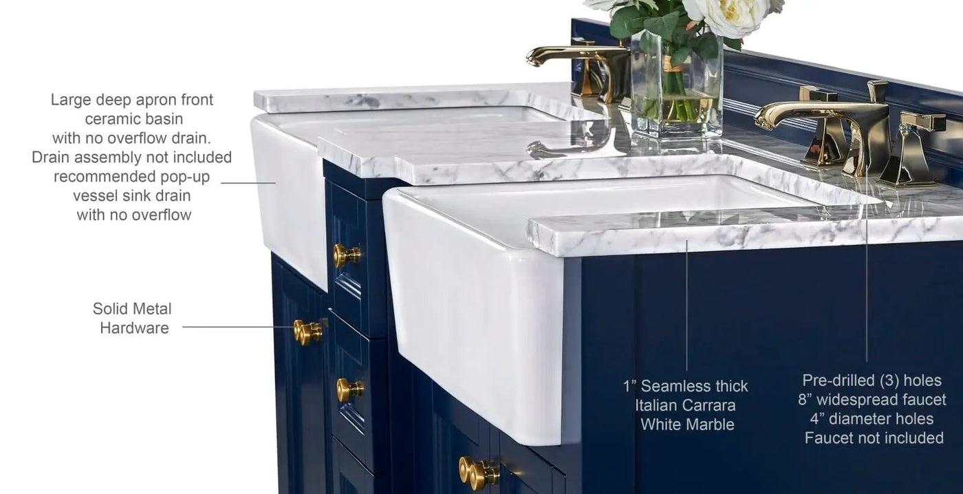 Adeline 60" Bath Vanity Set by Ancerre Designs